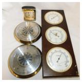 Vintage Sunbeam weather station w/ wood frame - 2