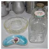 1940's Glasbake Queen-Anne glass bundt cake mold
