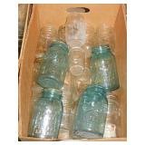 4 boxes of glass canning jars