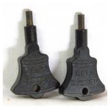 2 antique Bell System telephone booth light bulb
