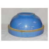 Antique crock mixing bowl, 11' diameter