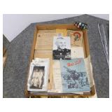 Antique military paper ephemera & photos - 1914