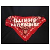 Illinois Railroaders bandana - Vintage dominoes -