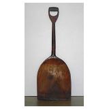 Nice antique hand carved scoop shovel from single