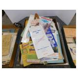 Vintage railroad train paper ephemera: Pamphlets