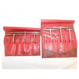 2 Precision telescoping gauge sets in pouches: