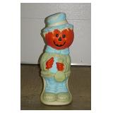 Vintage Halloween Scarecrow Jack-O-Lantern blow