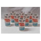 Rare 1950's set of 8 frosted Indianapolis Indy 500