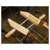 4 Pony pipe clamps, 29' long - Tool Shop 4' wood