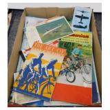 Vintage airplanes, bicycles & ships paper