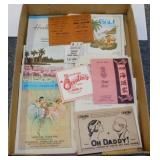 Vintage hotels, restaurant & entertainment paper