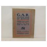 Antique GAR souvenir book of Boston by