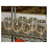 Nautical glass candle lantern jars - Glass