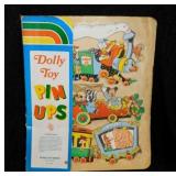 New 1960's Walt Disney Dolly toy pin-ups wall art