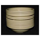 13 Texas Ware bowls, 6' diameter