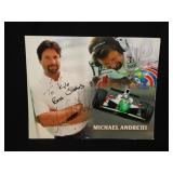 10 autographed automobile racing souvenir