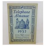 1932 Bell Telephone almanac booklet - 1932 Book