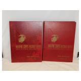 2 vintage hardcover Marine Corps Recruit Dept.