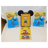 4 new toy figurines in original packaging: 2 Ban