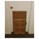 Vintage printers tray drawer, 32' x 17.5' x 1.5'
