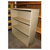 Steel 3 shelf bookcase, 34.5' x 12' x 41',