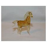 Blown stretched art glass animals