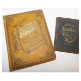 2 antique books