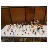 65+ miniature blown glass & porcelain animal