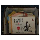 Box of vintage pamphlets, booklets,