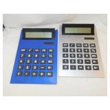 2 Jumbo Novelty desktop calculators, 8 1/4'x 11