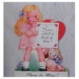 Large mechanical Valentine - Newspaper clippings
