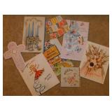 Box full of greeting and holiday cards