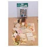 Miniature books, games and newspapers