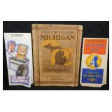 1932 Michigan state history book - 1950 boy