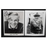 35 signed publicity movie & TV star photo prints -