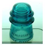 Hemingray 16 aqua glass insulator