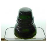 Brookfield green glass insulator