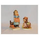 2 goebel Hummel figurines:1964 Chick Girl- 1955