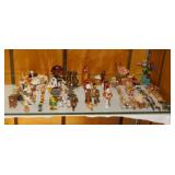 120+ miniature blown glass, pewter, wood &