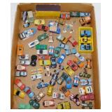 64 miniature toy vehicles & people: