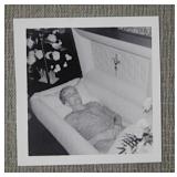 1950's post mortem photos - Funeral notices &
