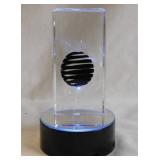 Rare signed Torben Jorgenson Belgium art glass