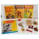 Boy Scouts: Books, patches, belt buckle, manuals
