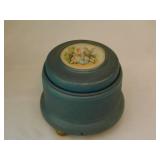 mid century ladie's compact powder mirrors and
