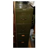 Shaw Walker steel 4 drawer filing cabinet