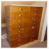 Handmade 16 drawer storage cabinet,