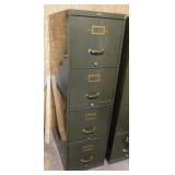 Invincible steel 4 drawer filing cabinet, 15' x