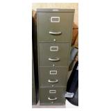 Invincible steel 4 drawer filing cabinet, 15' x