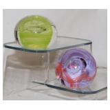 Signed Colin Terris Caithness Mooncrystal blown
