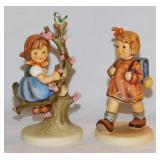 2 Goebel Hummel figurines: 1975 Apple Tree Girl,